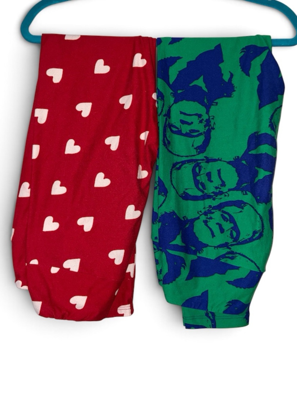 LuLaRoe Heart & Frankenstein Leggings bundle